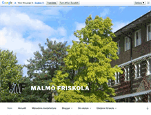 Tablet Screenshot of malmofriskola.se
